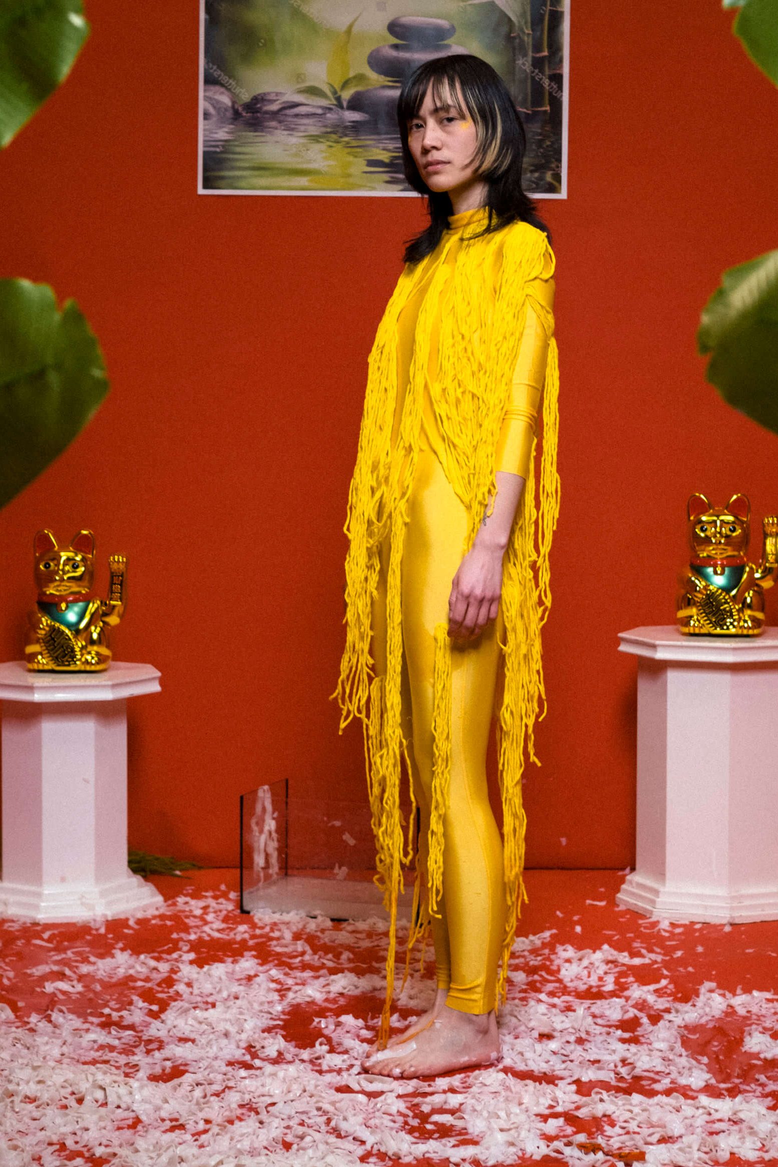 Stills and backstage photos from the performance work "Made in Rice". Photography by Julia Gaes. Performer: Kuoko. @Hiền Hoàng.