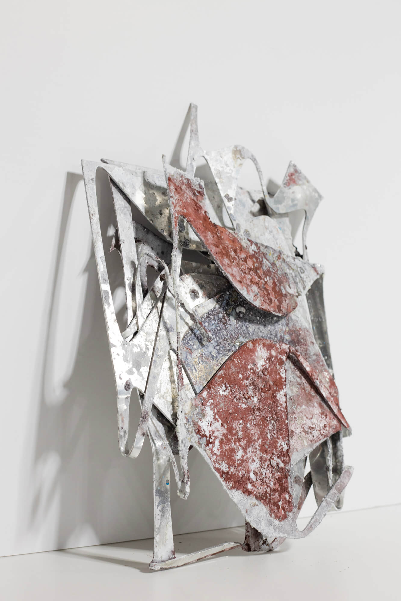 Prototyping Violence. Sculpture Study No. 3. Corroded Aluminium. 2025